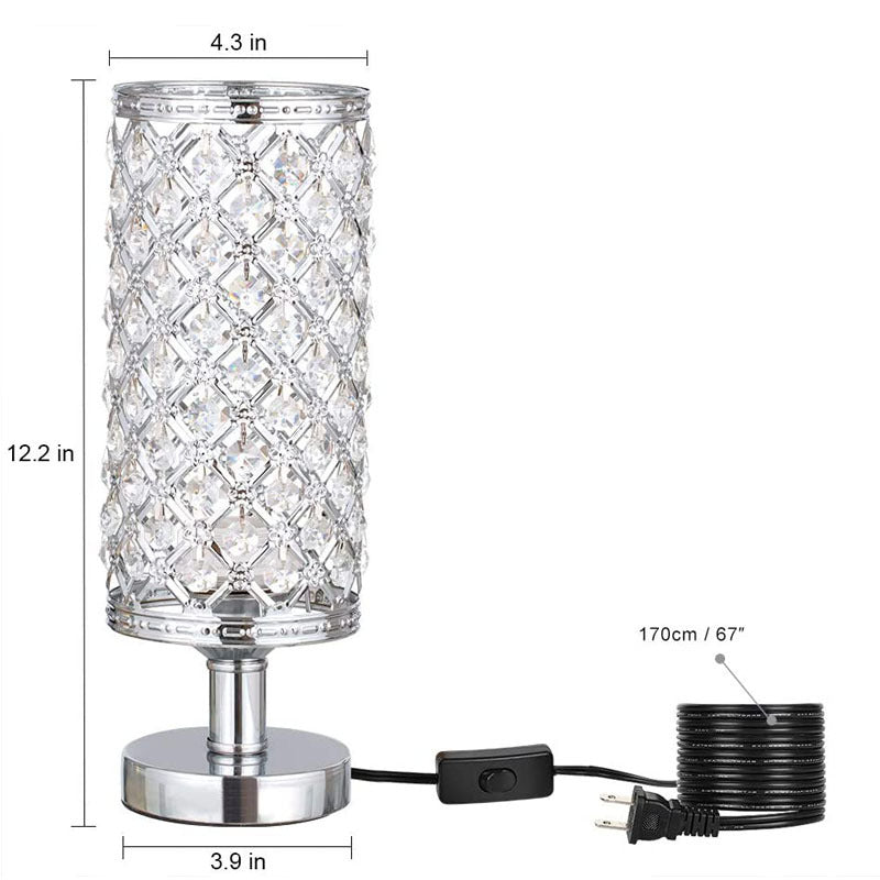 Modern Elegant Crystal Table Lamp