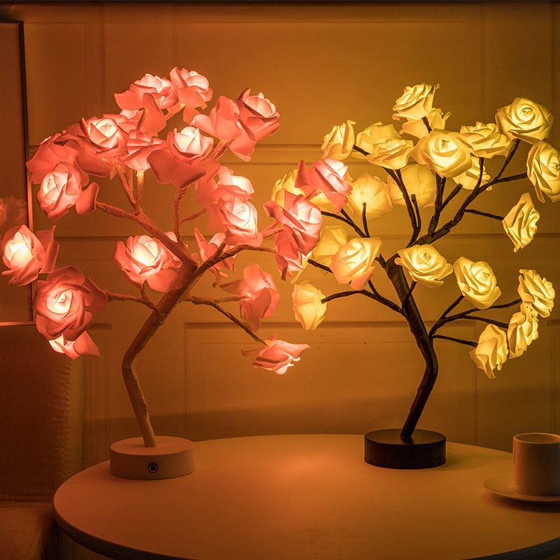 Stunning Rose Table Lamp