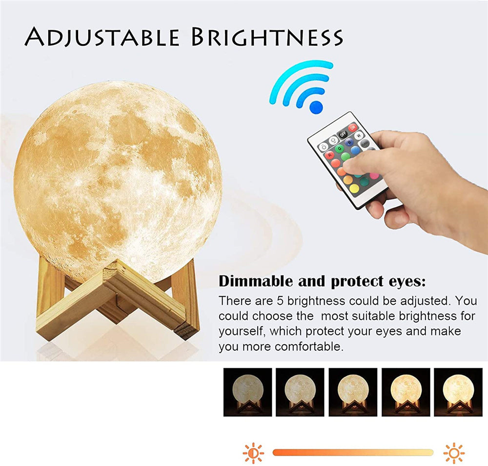 Radiant Classic 3D Moon Lamp