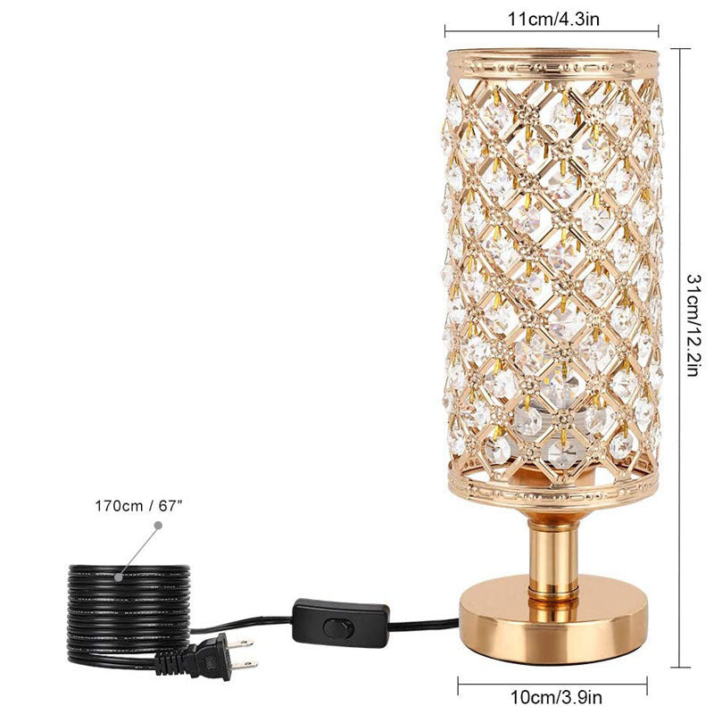 Modern Elegant Crystal Table Lamp